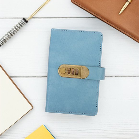 UPOUART Cuaderno Con Cerradura Para Y Caja De Portátil Color