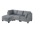 thumbnail image 5 of Veranda 4 Pcs Modular Sofa Set  - Gray, 5 of 5