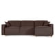 thumbnail image 2 of Sala Modular Reversible Makora Bennet con Memory Foam Chocolate Lino y Respaldo Ajustable, 2 of 8