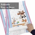 thumbnail image 6 of Zoo Panda Giraffe Brown Bear Placemats Set of 6,Wipeable Washable Table Mats for Dining Tables, Colorful Striped Balloon Place Mats for Kitchen Event Party Tabletop Decor, 6 of 9