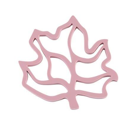 

Anti-scalding Table Pad Thick Maple Leaf Anti-slip Cookware Placemat Coaster Mats Creative Silicone Heat-resistant Pads Kitchen Accessories