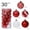 T1, variant on 30Pcs Christmas Set, 2.36" Shatterproof Christmas Tree Ornaments for Christmas Tree Red & White Tree Decoration Christmas Baubles