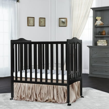 Photo 1 of Dream on Me 2 in 1 Lightweight Folding Portable Crib - Black