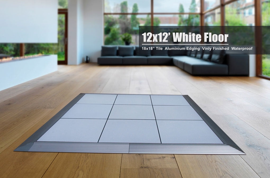 Commercial Grade Tile Dance Flooring with Aluminum Edge for Parties