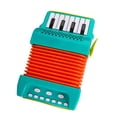 thumbnail image 3 of 10 Keys 8 Bass Piano Accordion Music Educational for Children Kids Beginner Green, 3 of 8