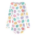 thumbnail image 5 of Pxiakgy Hauts de Pâques pour Femmes en Solde, Chemise à Manches Longues Imprimée Œuf de Pâques et Lapin Col Rond Décontracté Chandail en Molleton Printemps Pâques Lapin Œuf de Pâques Col Rond Ample Décontracté, 5 of 5