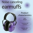 thumbnail image 4 of Amplim Hearing Protection Earmuff for Toddlers Kids Teens Young Adults - Purple, 4 of 8