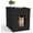 Black, variant on Cat Litter Box Enclosure, Waterproof Resin Hidden Litter Box Furniture Side Table with Openable Front Door for Small Pets, Indoor & Outdoor Use (Grey)