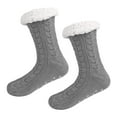 thumbnail image 3 of LckLvx Slipper Socks for Women with Gripper Winter Non-Slip Thick Fuzzy Warm Socks Home Socks Christmas Gift, 3 of 4