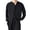 Black, variant on Zylarhe Mens Summer Shirts, Men Autumn Casual Loose Irregular Collarless Long Sleeve Shirt Blouse Black S