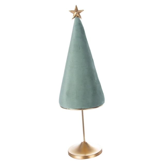 Organizador de joyería de árbol de Navidad Zulema Exhibición de joyas de árbol Verde 41x9.5x9.5cm