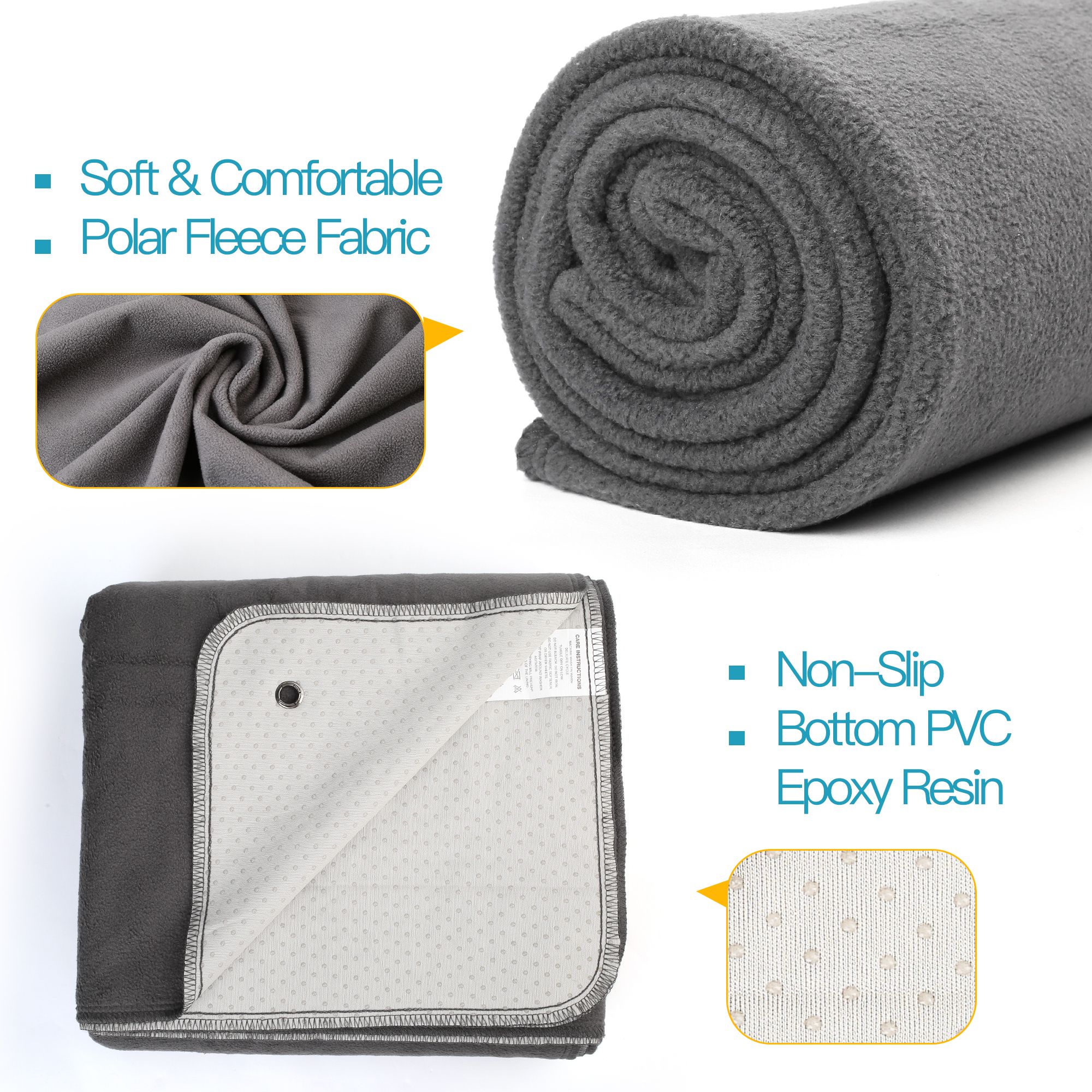 Prime Pets Reusable Extra Large Dog Pee Pad, 54x54 Inch, Non-Slip photo 7