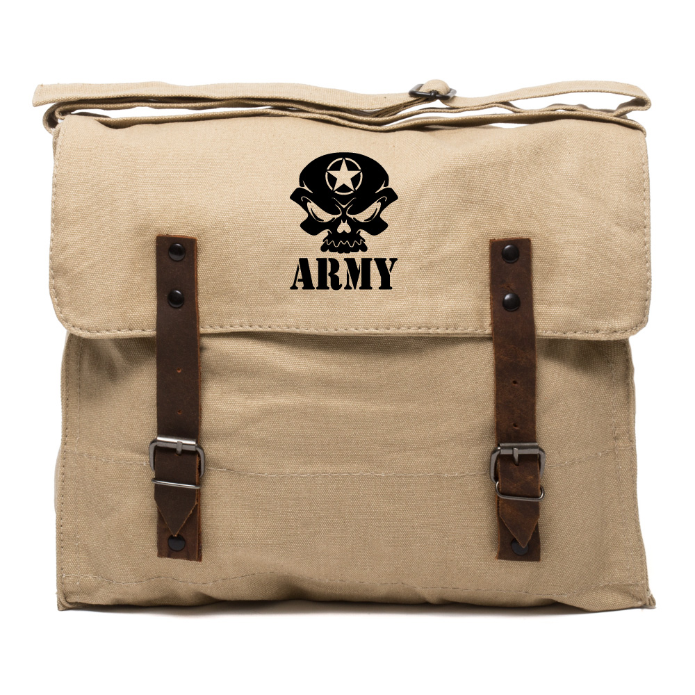 US Army Skull Heavyweight Canvas Medic 