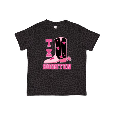 

Inktastic Houston Texas Cowgirl Gift Toddler Toddler Girl T-Shirt