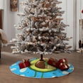 thumbnail image 6 of Bingfone Christmas Tree Skirt Mat Christmas Decoration Interior 30"-Avocado With Glasses, 6 of 8