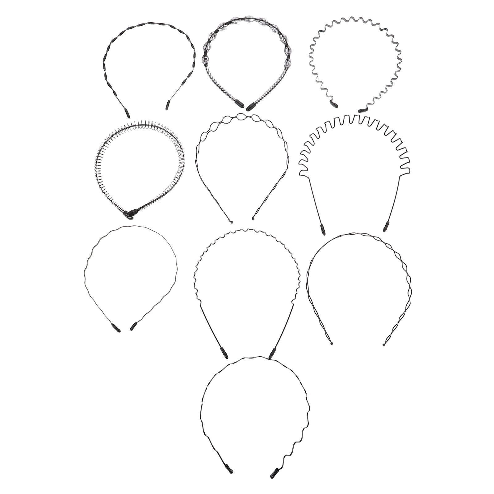 Headband Hair Men Hairband Headbands Metal Headdress Hairbands Wavy