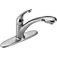 thumbnail image 3 of Delta Faucet Robinet de Cuisine à Poignée Unique avec Pulvérisateur Rétractable, Acier Inoxydable Arctique 470-AR-DST, 3 of 4