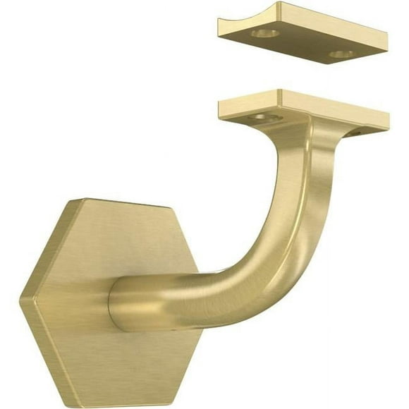 National Hardware 112216 Brushed Gold Powell Handrail Bracket