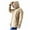 Khaki, variant on IROINNID Jacket for Women Winter Warm Plus Size Hooded Button Down Cotton Coat Long Sleeve Casual Daily Jacket,Khaki