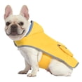thumbnail image 2 of HDE Reversible Dog Raincoat Hooded Slicker Poncho Rain Coat Jacket for Small Medium Large Dogs Yellow Ducks M, 2 of 8