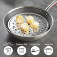 thumbnail image 5 of KAIYANG piezas de rejilla para enlatar a vapor para enlatar, rejilla para enlatar a presión de 11 pulgadas, accesorios para ollas, baño de agua de acero inoxidable, bandeja para cocinar alimentos al v, 5 of 5