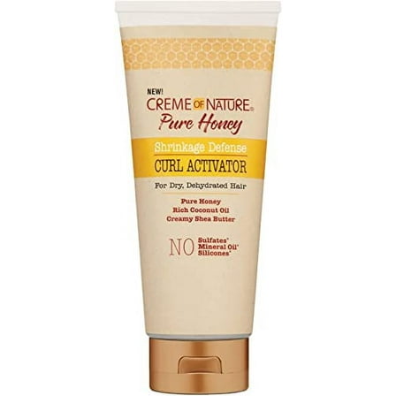 Creme Of Nature, Curl Activator Pure Honey, Coconut Oil And Shea Butter Formula, For Dry Dehydrated Hair, 10.5 Oz