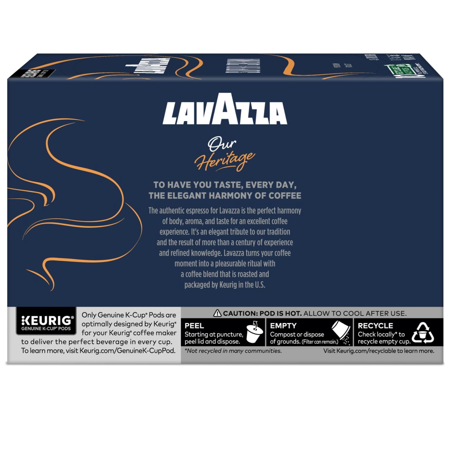 Lavazza Super Crema Keurig K-Cup® Pods, Medium Roast, Arabica and Robusta Blend (60 Pods)