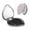 Heart Shape, variant on Kdxio No Drama Llama Pocket Mirror, 1X/2X Travel Makeup Mirror 2-Sided Folding Small Mirror Portable Double-Sided Magnifying Cosmetic Mirror for Gift-Round Shape