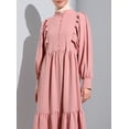 thumbnail image 4 of Dusty Rose - Modest Dress - Refka, 4 of 5