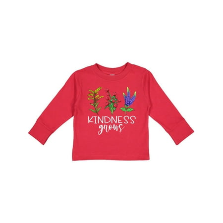 

Inktastic Kindness Grows Wildflowers Gift Toddler Boy or Toddler Girl Long Sleeve T-Shirt