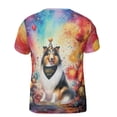 thumbnail image 2 of Hello 2025 Collie Celebrates Happy New Year Firework Balloon All Over Print 3D Shirt Unisex Merch Collie Dog Lover Gifts Idea - 02024, 2 of 6