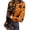 Ginger(Pumpkin Ghost), variant on Halloween Shirts for Women Long Sleeve Slim Funny Pumpkin Ghost Tunic Tops Holiday Fall Spring Crew Neck Ribbed Tee Tops Purple L