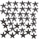 thumbnail image 3 of Remaches de estrella Bling Bling 200 piezas 5 puntas plata oro Negro, 3 of 12