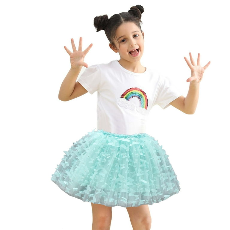 Girl tutu top skirt yarn