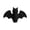 A-Black, variant on Decorr Woven Bat Figurine for Tabletop Decor, Decorative Boho Halloween Figurine for Mantel, Handcrafted Rattan Bat Statue with Texture, Minimalist Novelty Gothic Accent for Shelf and Desk