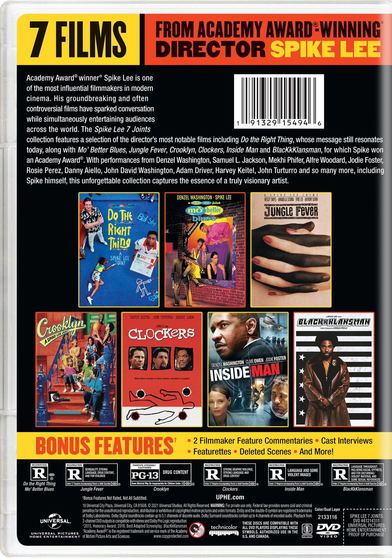 (未使用･未開封品)Spike Lee 7 Joints Collection [DVD] Spike Lee 7 Joints Collection (DVD) - Walmart.com