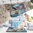 thumbnail image 7 of Qxltty Bald Eagle Sailboat Cat litter Pads Pet Set of 3 Diaper Mats Center Anti-leakage Layer Absorbent Soft and Comfortable, 7 of 7