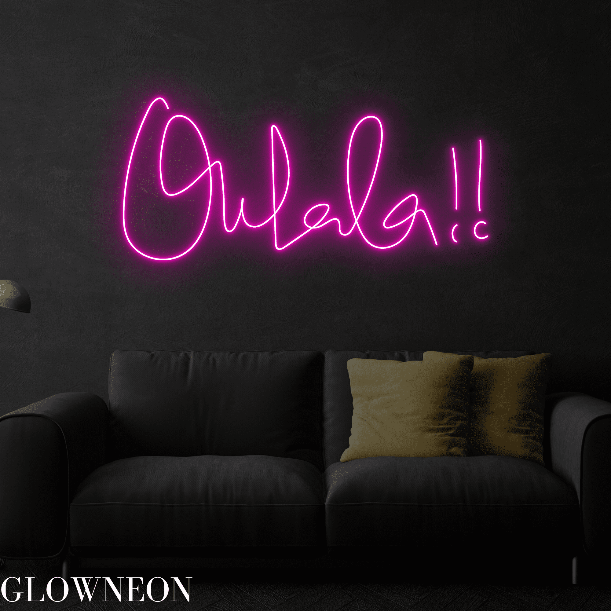 Glowneon Ohlala Neon Sign, Party Led Sign, French Ohlala Wall Decor
