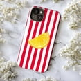 thumbnail image 5 of Retro Lemon Slice Phone Case, Red and White Striped Summer Aesthetic Phone Protective Cover for iPhone 16 15 14 13 12 11 Pro Max Mini Plus, 5 of 6
