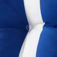 thumbnail image 5 of Cabana Blue Stripe Outdoor High Back Chair Cushion, 5 of 7