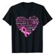 thumbnail image 1 of Tops de Mujer Blusa de Manga Corta de Trabajo Camiseta Con Estampado de Letras de Concienciación Sobre Los Senos Octubre Odeerbi  ODB180169, 1 of 6