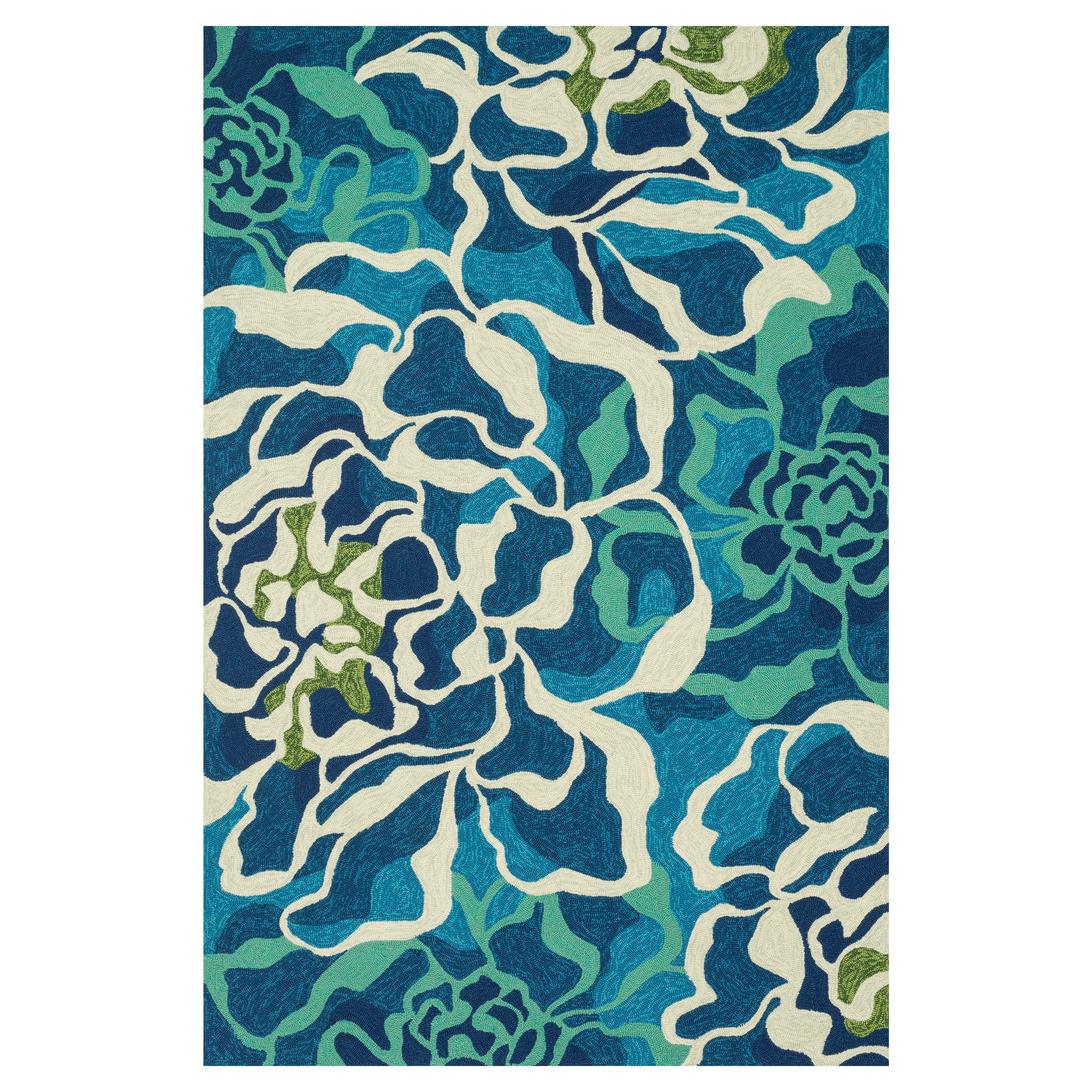 Loloi Ventura Indoor / Outdoor Rug Aqua / Multi