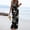Black, variant on Summer Jumpsuits For Women Flower Wide Leg Pants One Piece Jumpsuits Baggy Overalls Date Night Vacation Womens Rompers For Summer L
