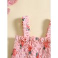 thumbnail image 6 of Aojekbee Baby Girl Summer Jumpsuit Strawberry Print Sleeveless Romper and Headband Set Cute Fashion Clothes Outfits, 6 of 9