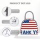 thumbnail image 4 of Balery Thank You Veterans Bolsa de Almuerzo para Mujeres, Caja de Almuerzo, Bolsa de Almuerzo Pequeña Impermeable, Tote de Almuerzo Reutilizable con Gran Capacidad, 4 of 6