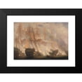 thumbnail image 2 of John Christian Schetky 24x18 Black Modern Framed Museum Art Print Titled - The Battle of Trafalgar, 2 of 5