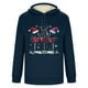 thumbnail image 5 of Sudadera con capucha para hombre, informal, a la moda, con estampado, de felpa, de manga larga, con bolsillo, de poliéster, 5 of 5