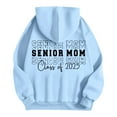 CELIEAN Ladies Senior Mom 2025 Shirt 2025 Graduating Class Sweatshirt T