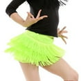 thumbnail image 3 of YM YOUMU Kids Girls Tassel Dance Skirt Latin Ballroom Salsa Rumba Mini Layered Fringe Dancewear, 3 of 4