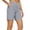 Light Gray -AA01, variant on Dwellite Bermuda Long Shorts for Women Cotton linen Athletic Sweat Tummy Control Casual Lounge Summer Navy L